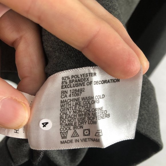 Greg Norman Men's Size XL Dark Grey Knit Long Sleeve Half Zip Pullover Sweater - Picture 6 of 6